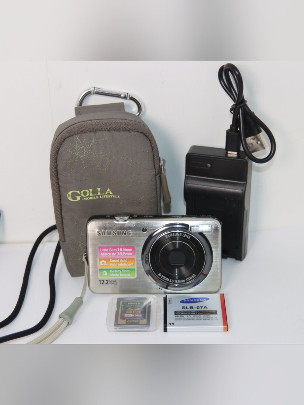 Samsung ST50, 12.2 Digital, Sd Card, Charger & Battery